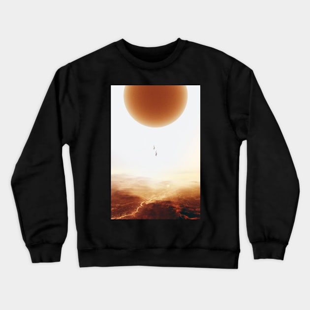 Mars Diving Crewneck Sweatshirt by StoianHitrov